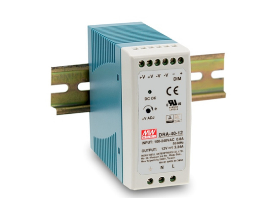 Рельс Din серии 40W 12V DRA установил электропитание DRA-40 DRA-60