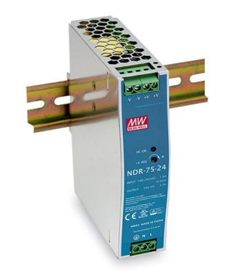 Среднее электропитание NDR-75 NDR-120 NDR-240 рельса DIN колодца 75W