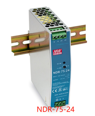 Среднее электропитание NDR-75 NDR-120 NDR-240 рельса DIN колодца 75W