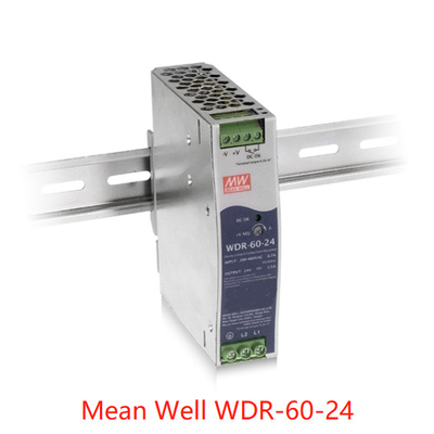 60W значат хорошо высокую эффективность 93% электропитания рельса WDR-60-5