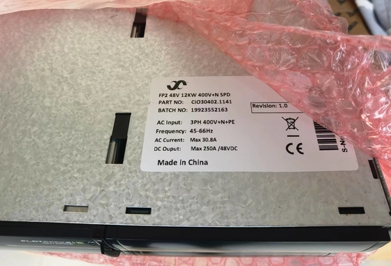 Eltek 48V 12KW Интегрированная телекоммуникационная система постоянного тока 2U Flatpack2 250A система постоянного тока CIO30402.XXXX