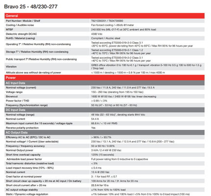 CE+T Инверторный модуль 230VAC 48VDC 3KVA 2,4kw Bravo 2548/230-277 PN T621D30201