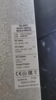 CE+T Bravo Модульный инвертор 2,5 КВА 1,5 КВА 230 Вац TSI BRAVO DC To AC Inverter P/N T321730201