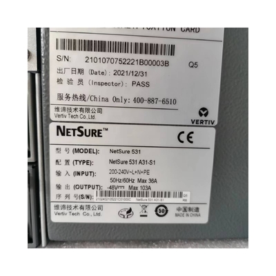 Vertiv 19 дюймовая встроенная система питания Netsure 521A31