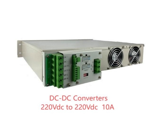 19-дюймовый преобразователь постоянного тока 24Vdc 48vDC 110vDC 220Vdc 2200W10A Самостоятельный модуль питания с контроллером LCD-монитора