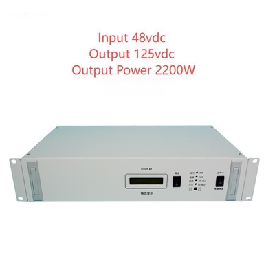19" Rackmount RCT2000D Серия Изолированные преобразователи постоянного тока Вход 48vdc Выход 125vdc D20-18-25
