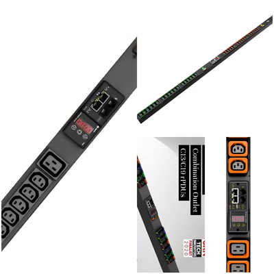 Vertiv Geist GU1 Smart Monitoring PDU Тип 16A/32A Адаптивная нагрузка для стоек питания с портами C13/C19 профессионального уровня для центров обработки данных