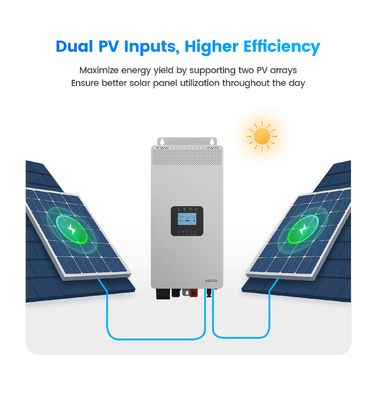 HP-AHP20A 3KW 3.5KW Home Off Grid Солнечный инвертор 3500W Высокочастотный чистый синус волны Солнечный инвертор с WIFi Optiona