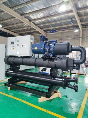 Dual Compressor Water-Cooled Screw Chiller MK-410WD 815.8KW - R22 Refrigerant​