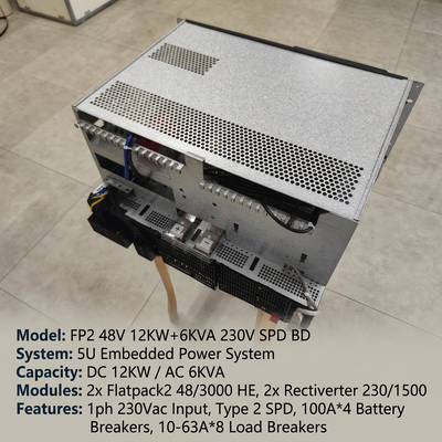 Система питания Eltek Rectiverter 12 кВт DC 6 кВА AC Smartpack2 с сенсорным управлением