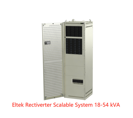 Система 18-54 kVA крытой системы Eltek Rectiverter масштабируемая с опционными a & b, входным сигналом AC (CIEJ3642.xxxx)