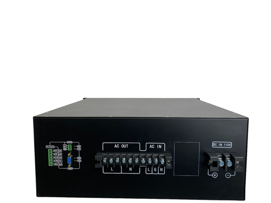 Инверторы 110Vdc держателя шкафа волны синуса 19 дюймов к 220Vac 1KVA