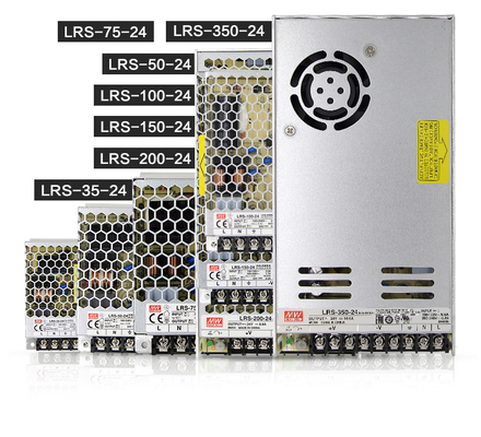 Средняя серия электропитания LRS-50-5 LRS-50-12 LRS-50-24 LRS выпрямителя тока 50W серии колодца LRS одновыходовая переключая от 35W