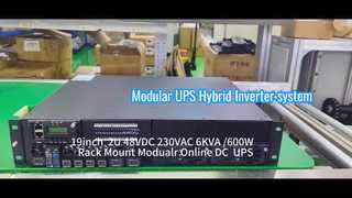 Модульная онлайн-система ИБП мощностью 6 кВА для телекоммуникационного и промышленного применения